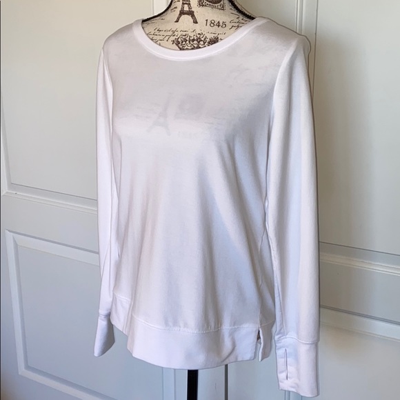 OLD NAVY LATTICE-BACKED SWEATSHIRT - Picture 4 of 8